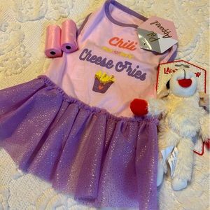 NWT Dog Dress and Toy Bundle!